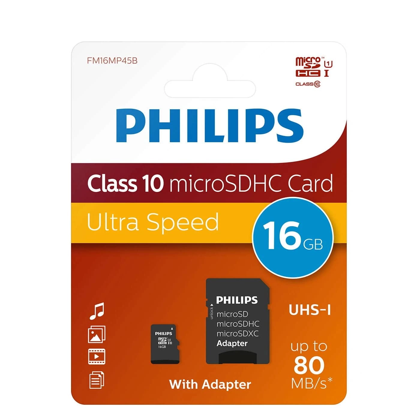 Philips Micro SDHC Card - 16 GB