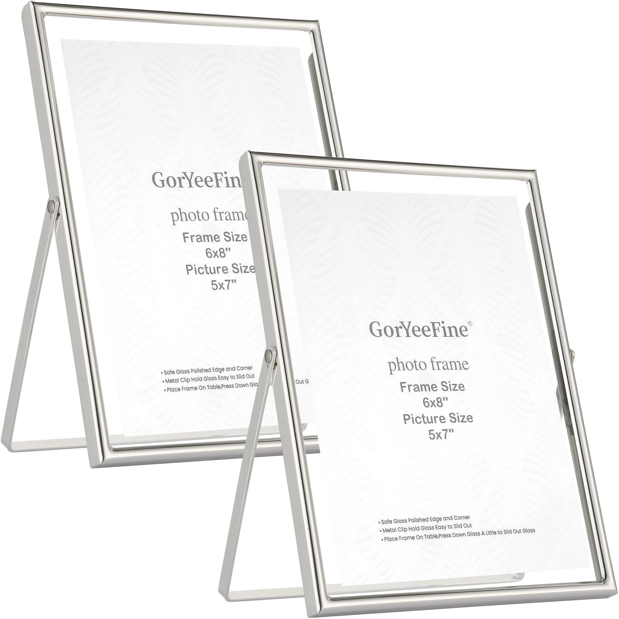 Floating Photo Frame - 6x8'' Set