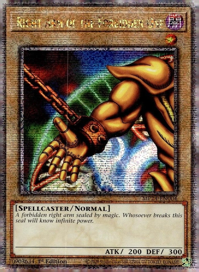 Yu-Gi-Oh! Right Arm of The Forbidden One MP24-EN004
