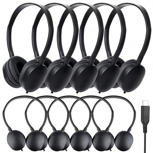 USB Type C Kids Wired Headphone 10 Pack