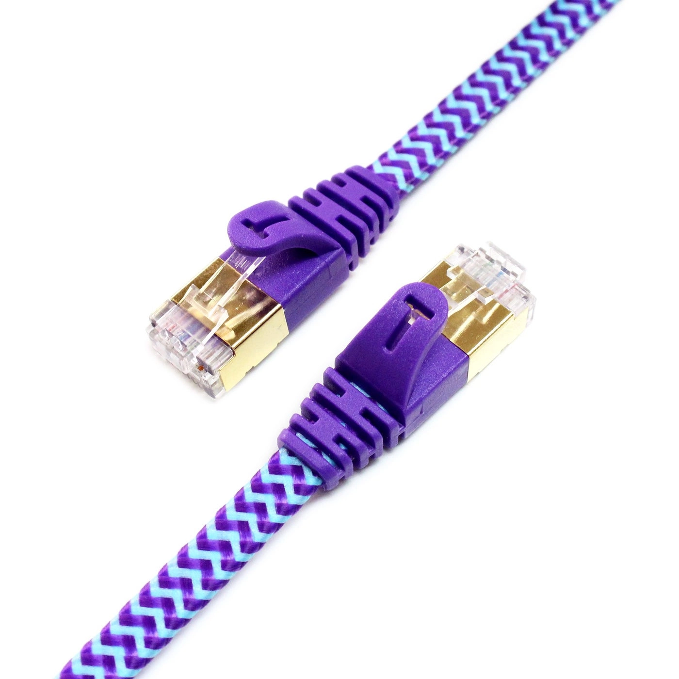 Tera Grand CAT7 10 Gigabit Ethernet Ultra Flat Patch Cable - 3FT