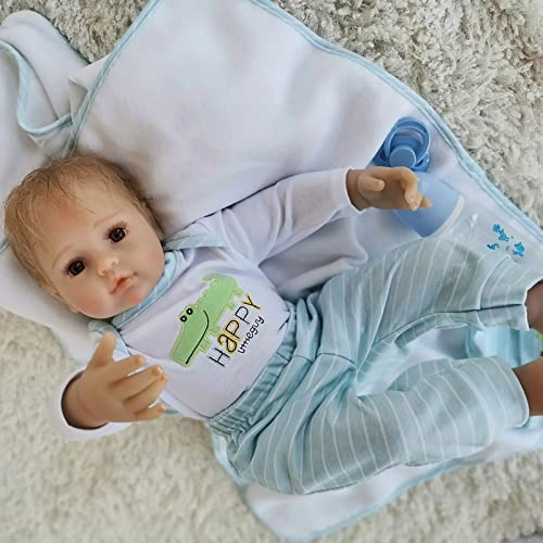 Reborn Baby Doll - 55cm 22" Vinyl Cotton Body