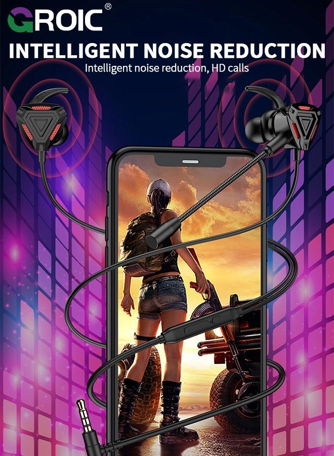 Gaming Headset - Hands-Free Dual Microphones