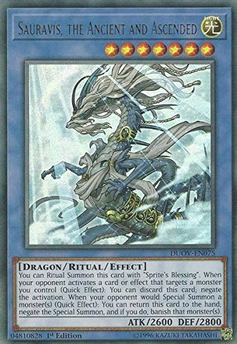 Yu-Gi-Oh! Sauravis, The Ancient and Ascended DUOV-EN075 - EN 1st Edition