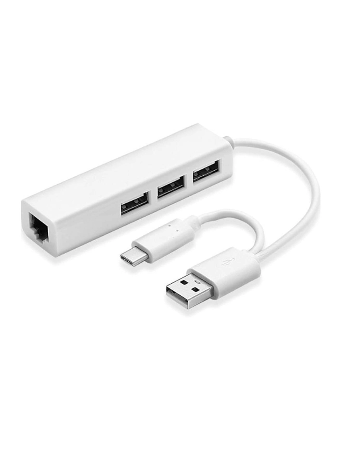 ProOne USB 3.0 Hub Ethernet Adapter - Wired