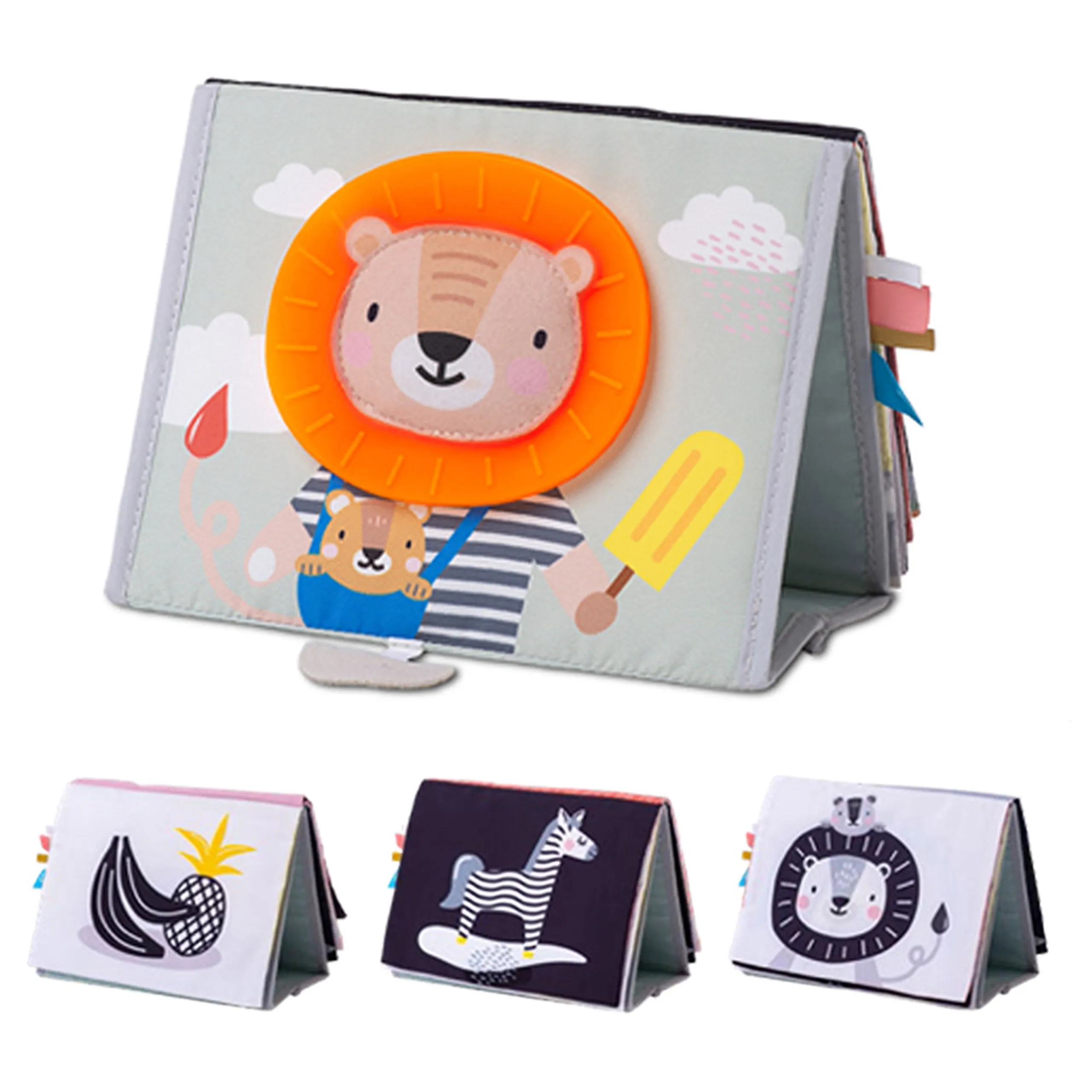 Tummy-time Mirror Polyester Book - 0-36 months