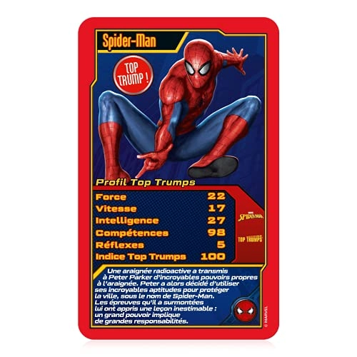 TOP TRUMPS - SPIDER-MAN - 30 cards French Kid