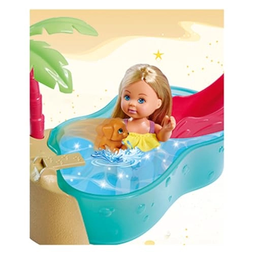 Evi Love Pool Party Doll - 12 cm Plastic Pink Ages 3+