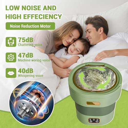 Foldable Mini Washing Machine and Dryer - 12L Portable