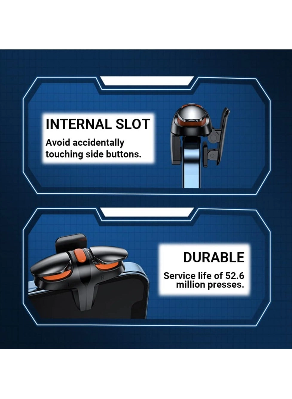 Mobile Game Controller - Rapid-Fire High Frequency Click iPhone Android Pack