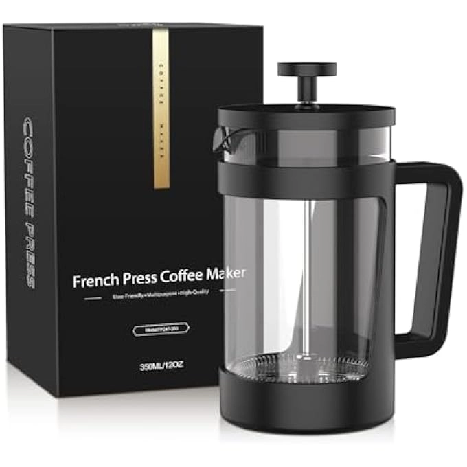 French Press - 12 Oz 1 Cup 3 Level Filtration