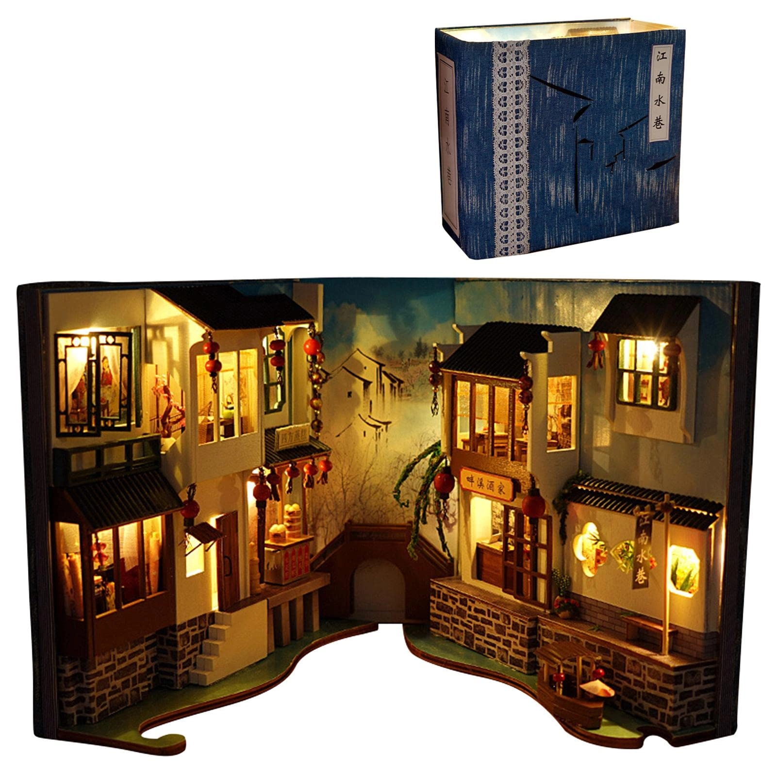 LMXXT Book Nook Kit - Jiangnan Waterway