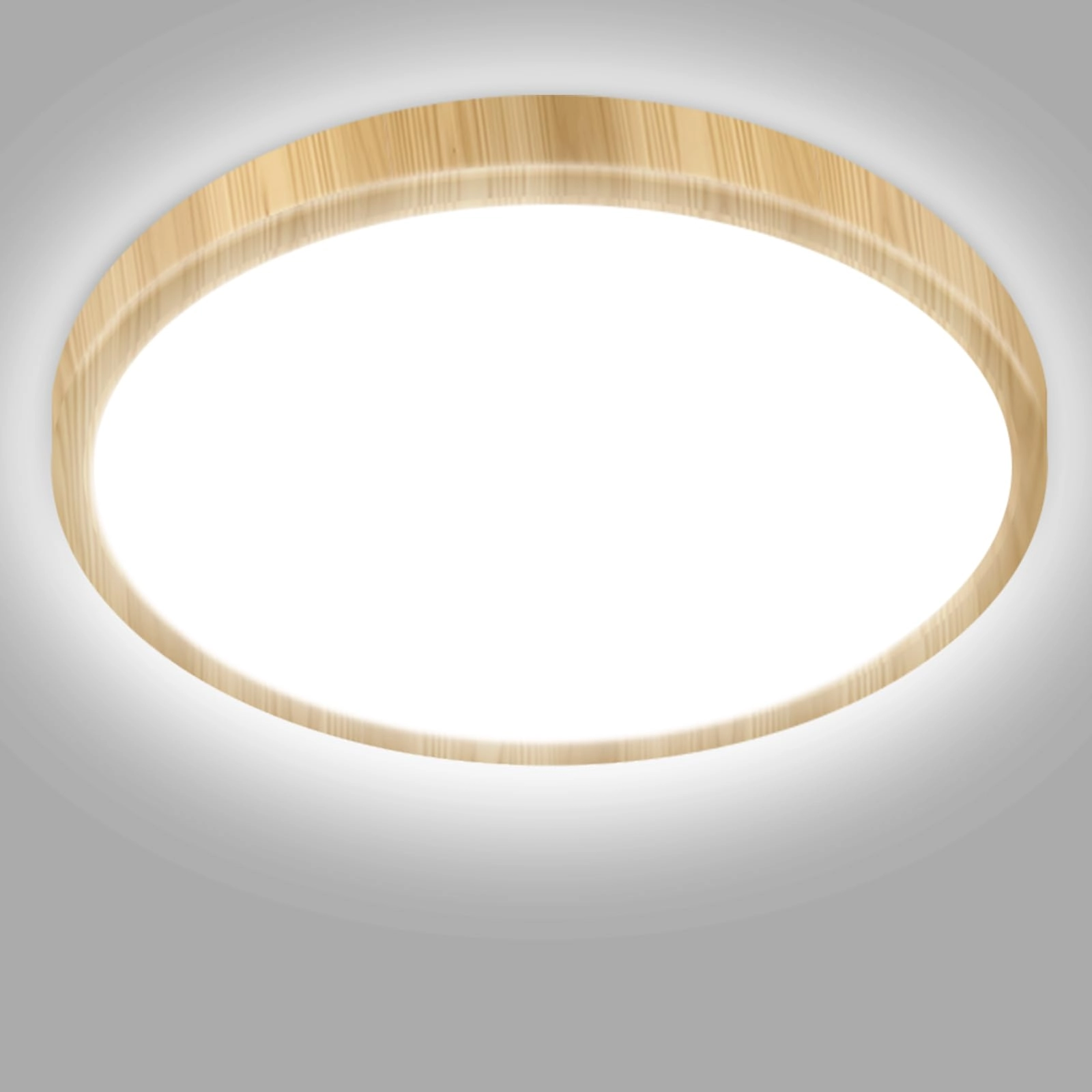 Flush Mount LED Ceiling Light - 3000K 4500K 6000K Dimmable