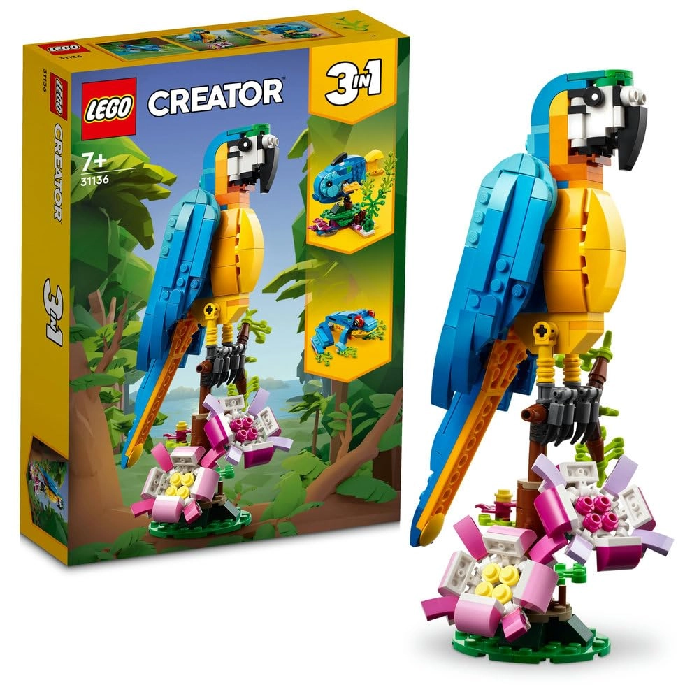 Creator 3 in 1 Exotic Parrot (31136) - Animal Figures Multi-color