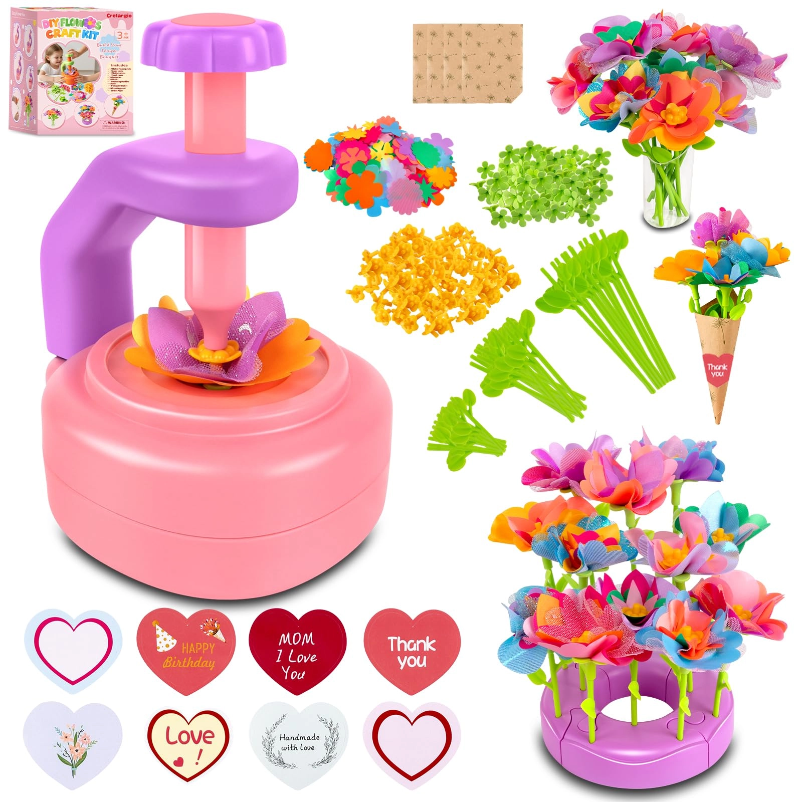 cretargio Art and Crafts for Kids - 239 pieces