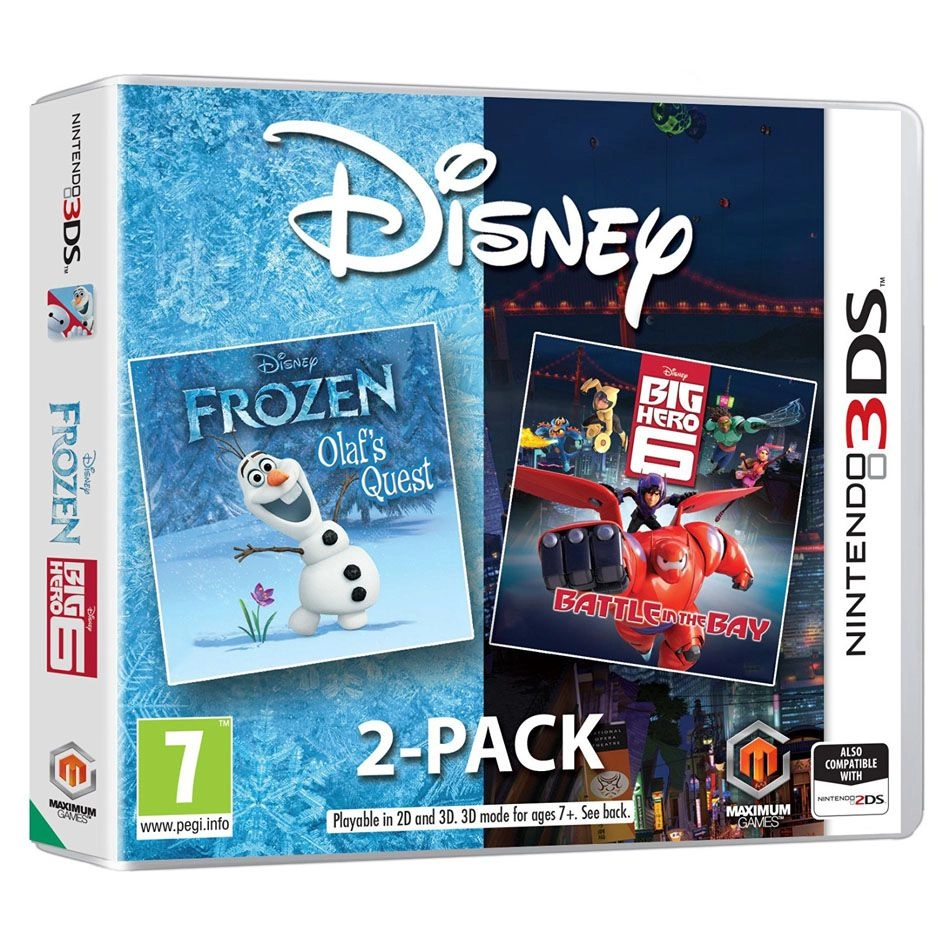 Maximum Games Frozen: Olaf's Quest + Big Hero 6: Battle in the Bay - 3DS