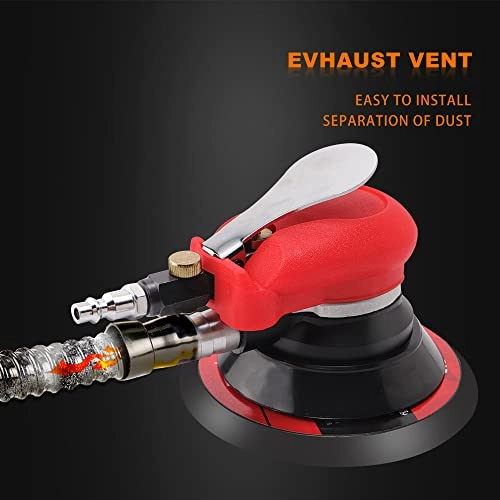 Random Orbital Sander - Pneumatic Palm 5" 6"
