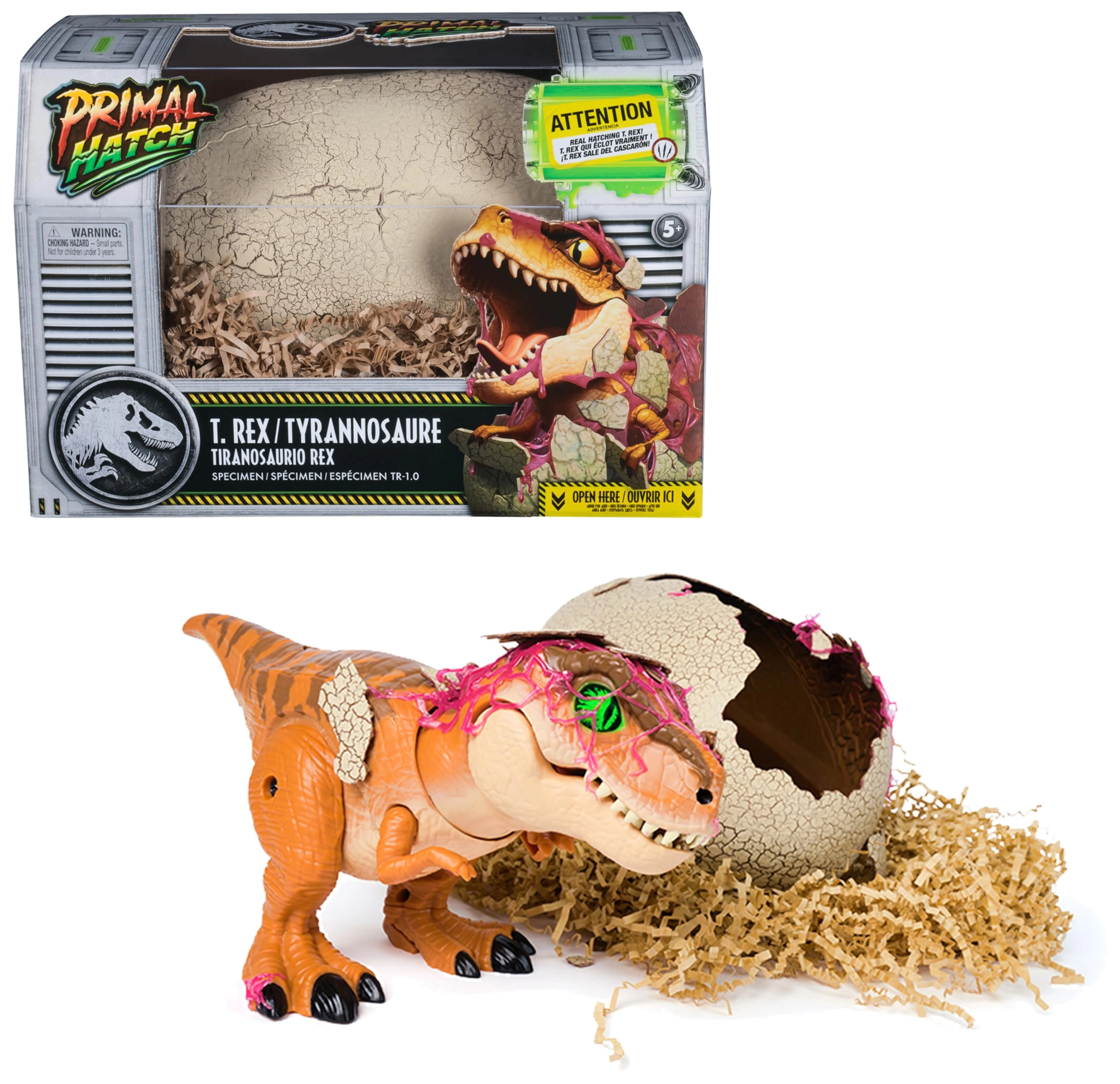 Spin Master Primal Hatch Jurassic World T-Rex - 5 years+