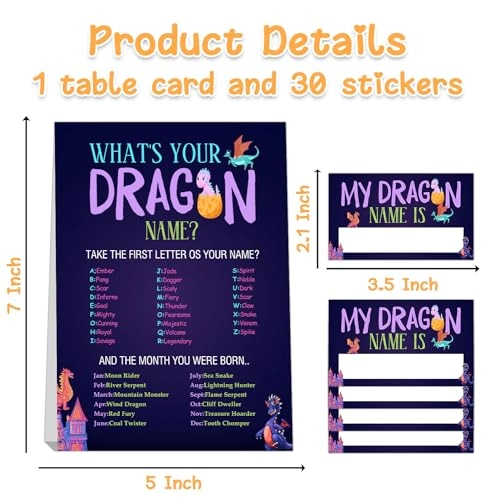 Dragon Birthday Party Decorations - 31.0 Count Baby Shower