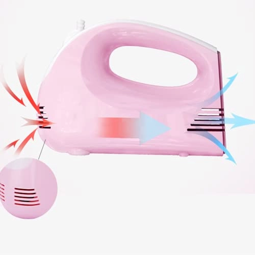 Household electric mixer - 5-speed stainless steel