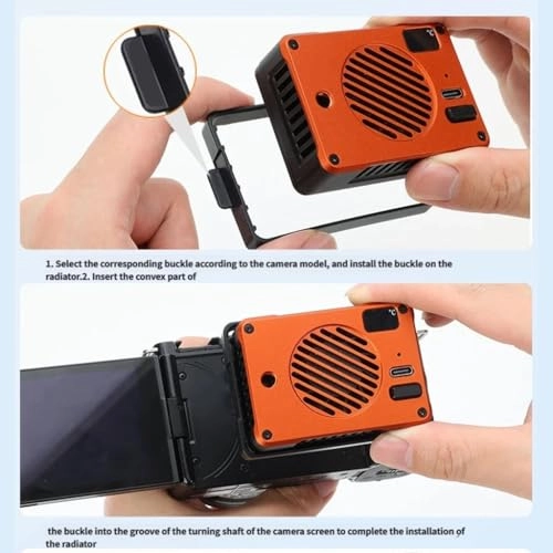 Magnetic Cooling Fan - 10W 4000RPM Temperature Display