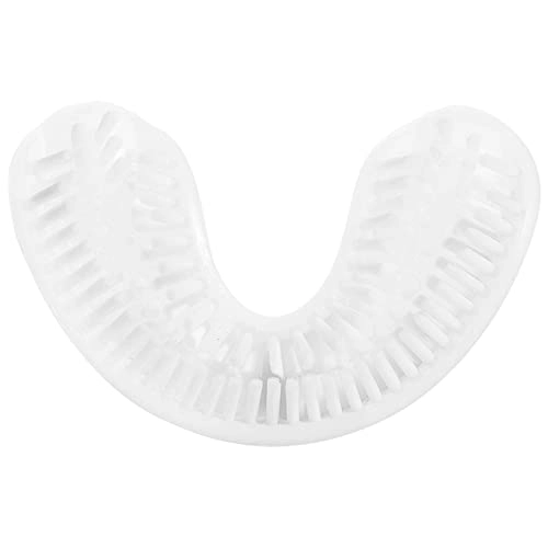 Single Sided U Shaped Nylon Brush Head - 360° Nylon Bristles 1 Count