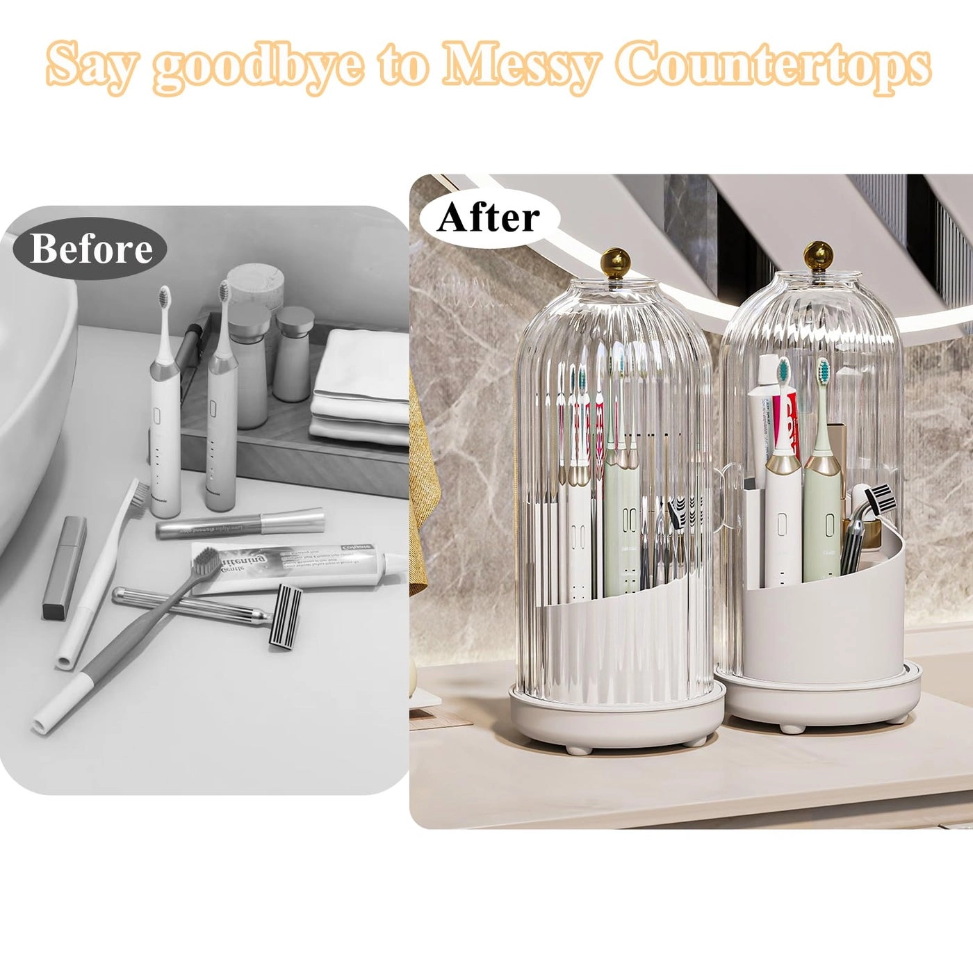 Dustproof Toothbrush Holder