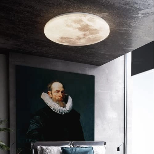 LED Moon Ceiling Light - white light warm light 3 colors