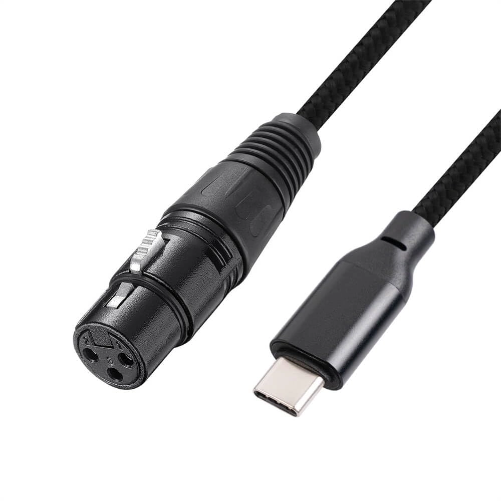 GXMRHWY 3Pin Female to Type-C Male Cable - 2Meter