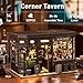 Corner Tavern - Book Nook Kit 327 pieces 3D Wooden Puzzle