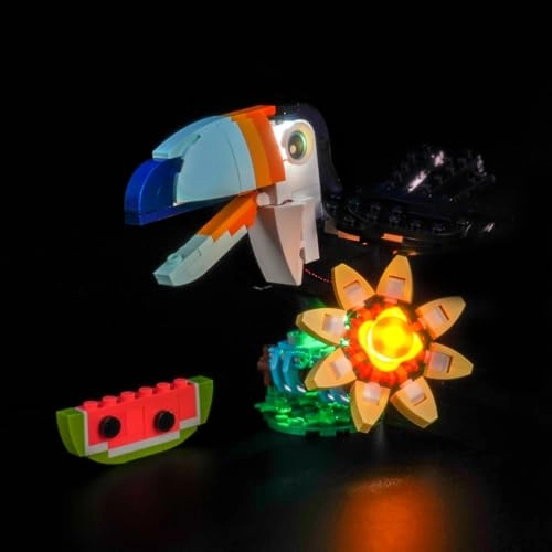 LED Light Set - Compatible with 31173 Tropical Toucan USB & Battery Powered