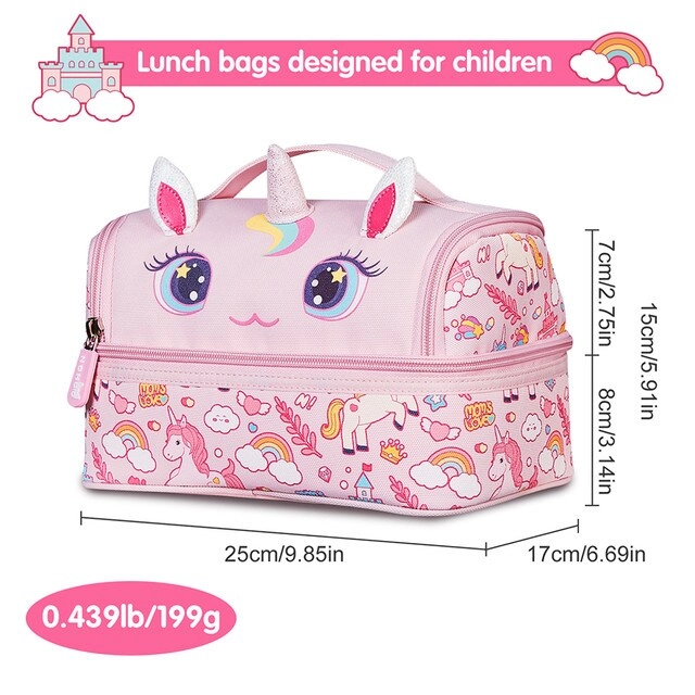 Bento Lunch Bag - Unicorn Dino 7L