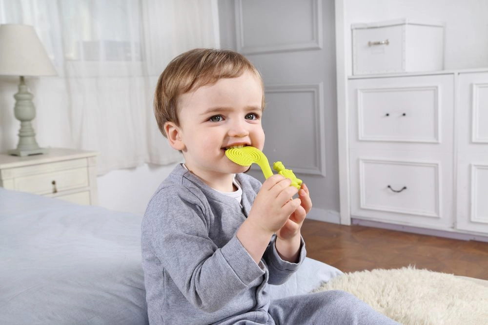 Squirrel Baby Teether Toy - silicone