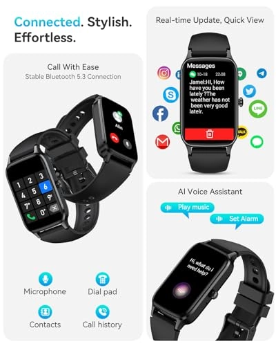 Fitness Tracker Smart Watch - 1.57 Waterproof