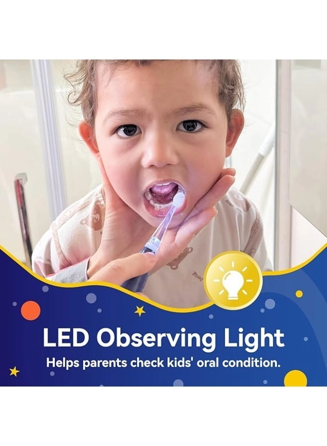 SG-2159 - 8 Soft Toothbrush Heads LED Light 2-Minute Timer