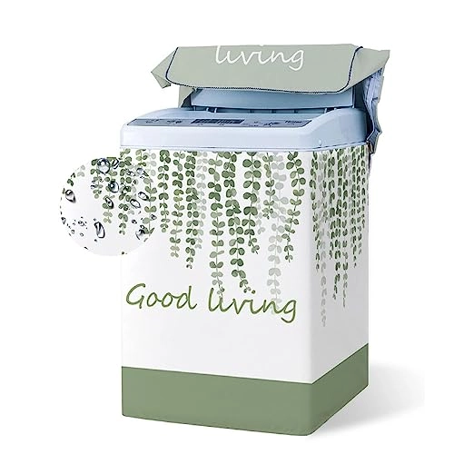 Washing Machine Cover - 2XL 12.5KG leaves
