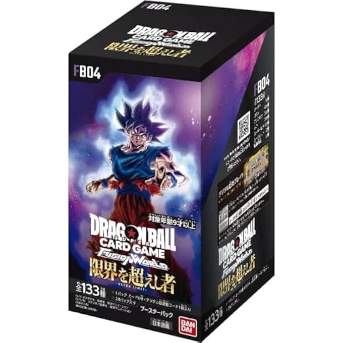 rayihni DRAGON BALL SUPER CARD GAME FUSION WORLD BOOSTER PACK - 24 pcs