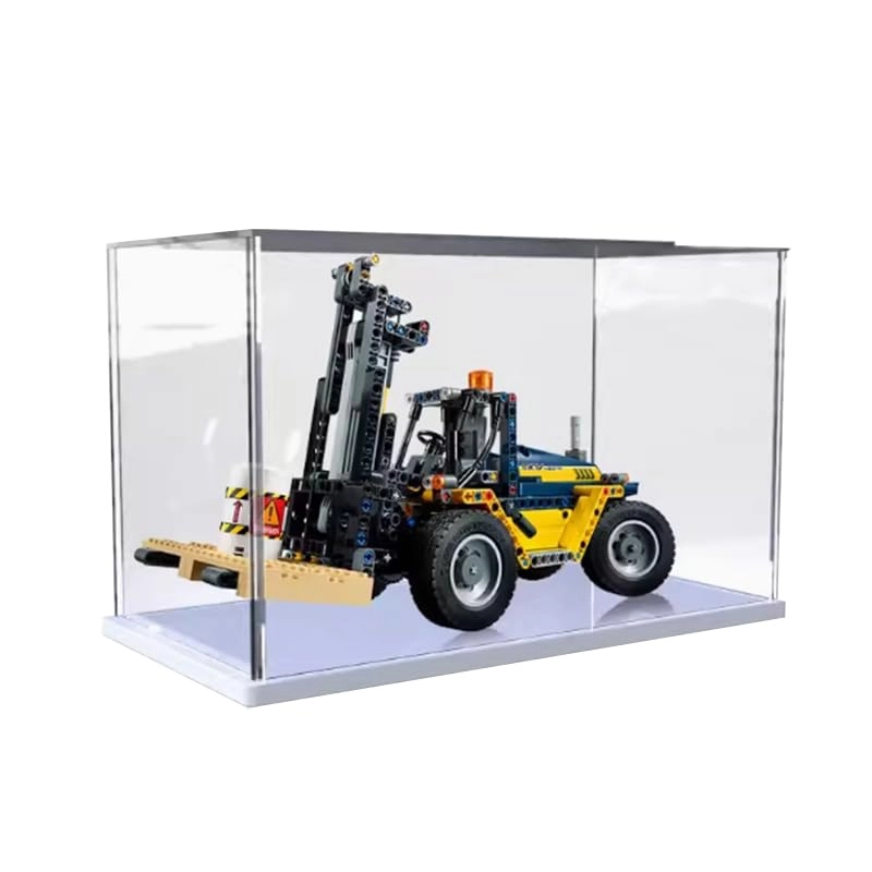 HCAEIOFJ Acrylic Display Case - Fits 42079 15.74x7.87x11.81in White Bottom