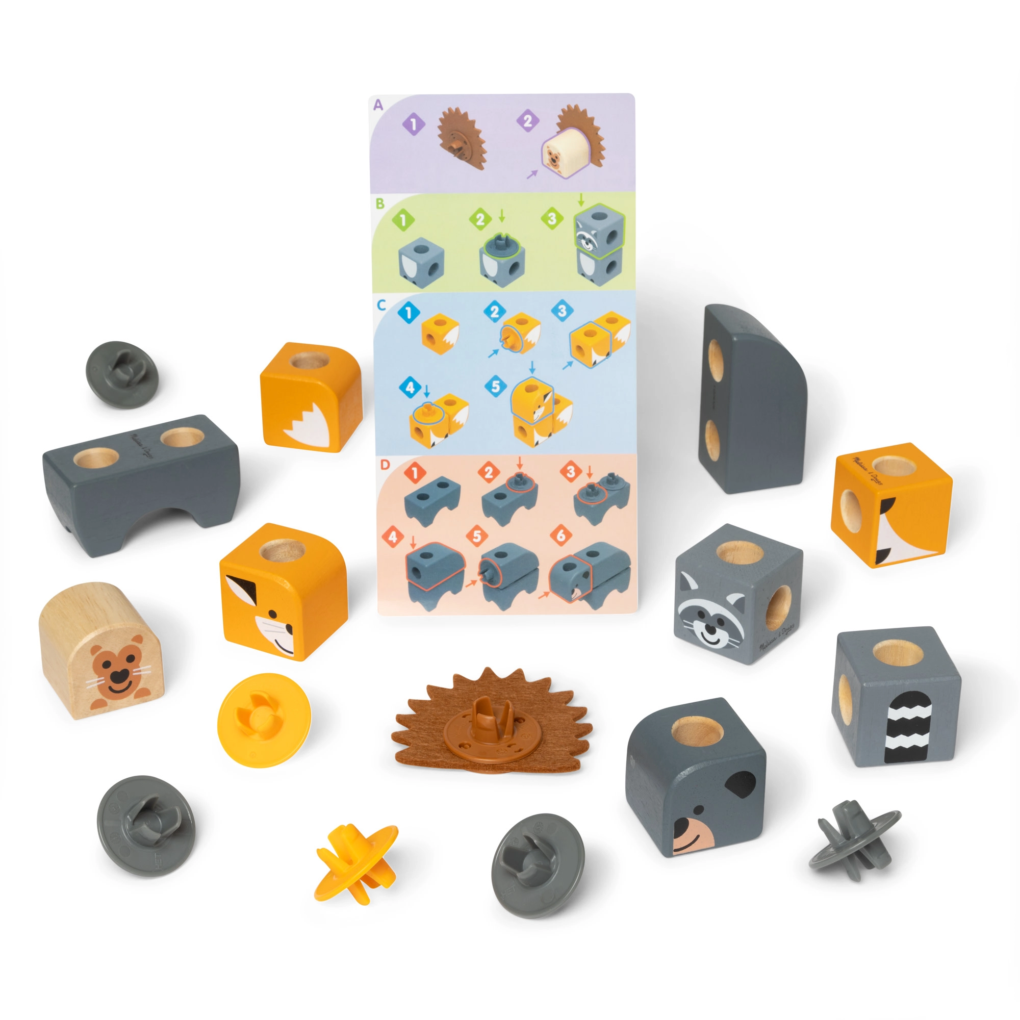 Blockables Woodland Friends Playset - 16 pcs