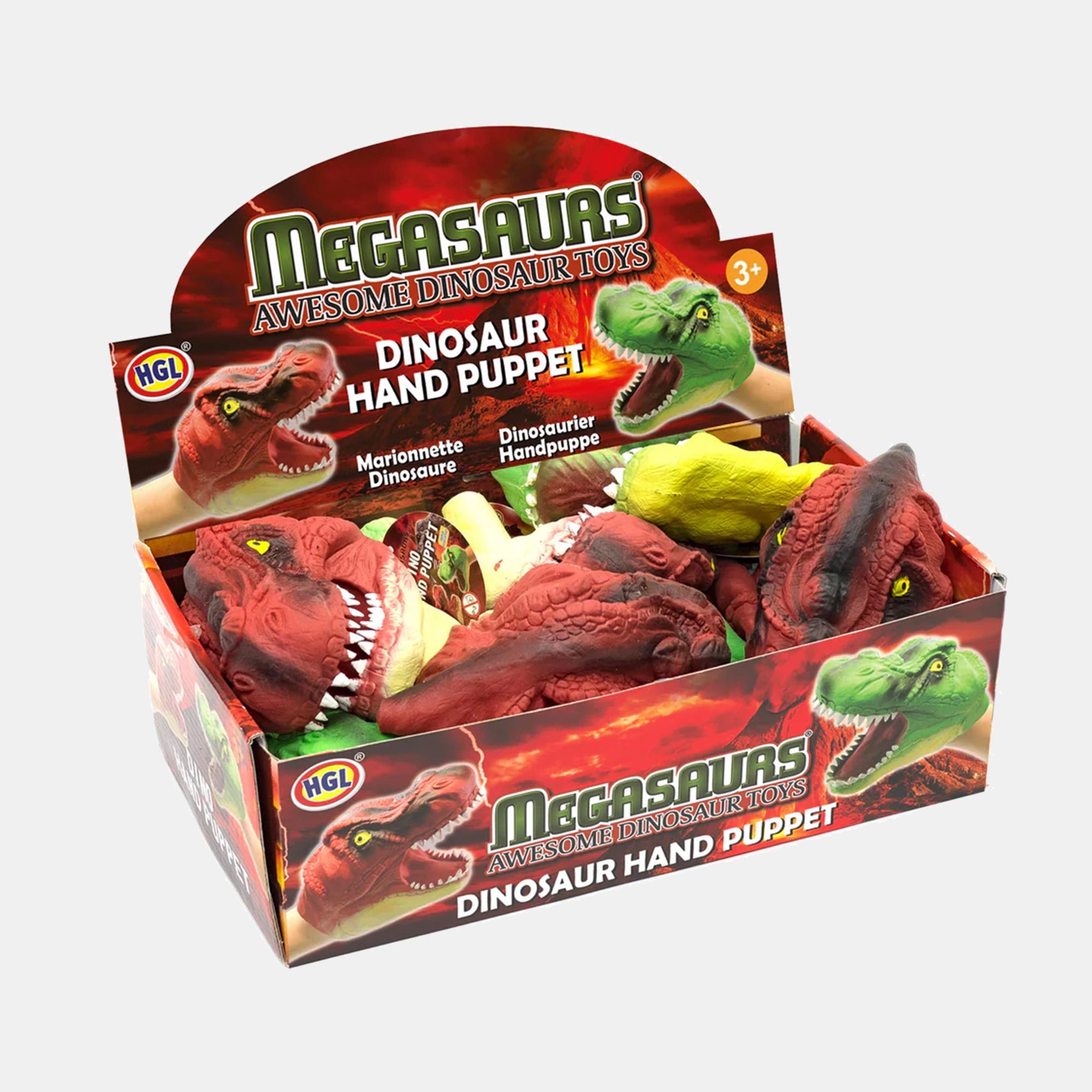 BORDERS Dinosaur Hand Puppet - Assorted Multicolor 3+