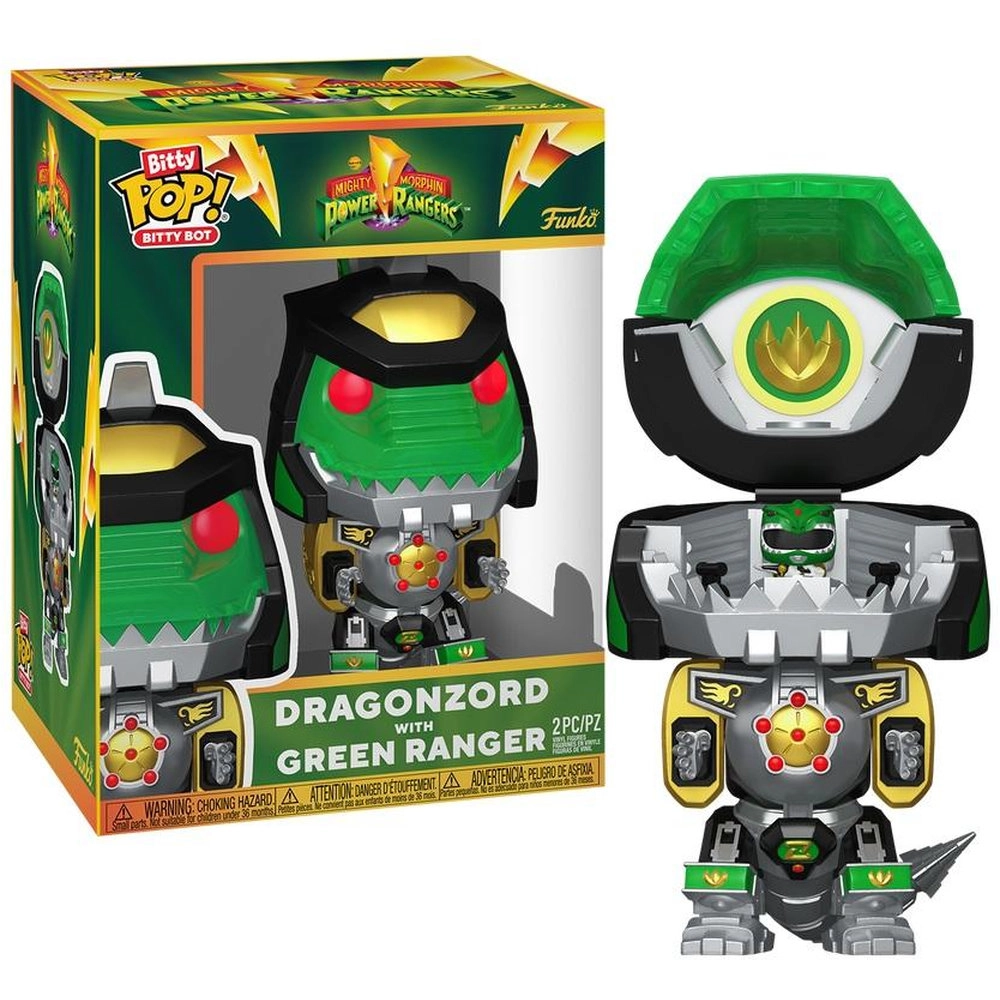 FUNKO TOYS Bitty Bot Dragon Zord - Green Ranger - Power Ranger (FU90115)