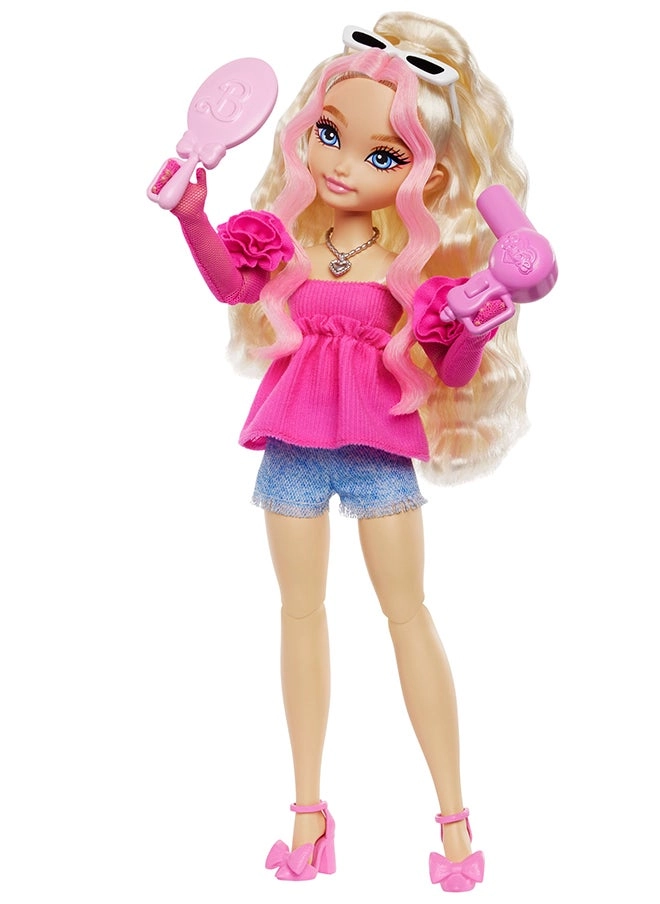 Malibu Fashion Doll - Roller Skating Blonde Hair 9 Makeup Themed Pieces Ages 4+