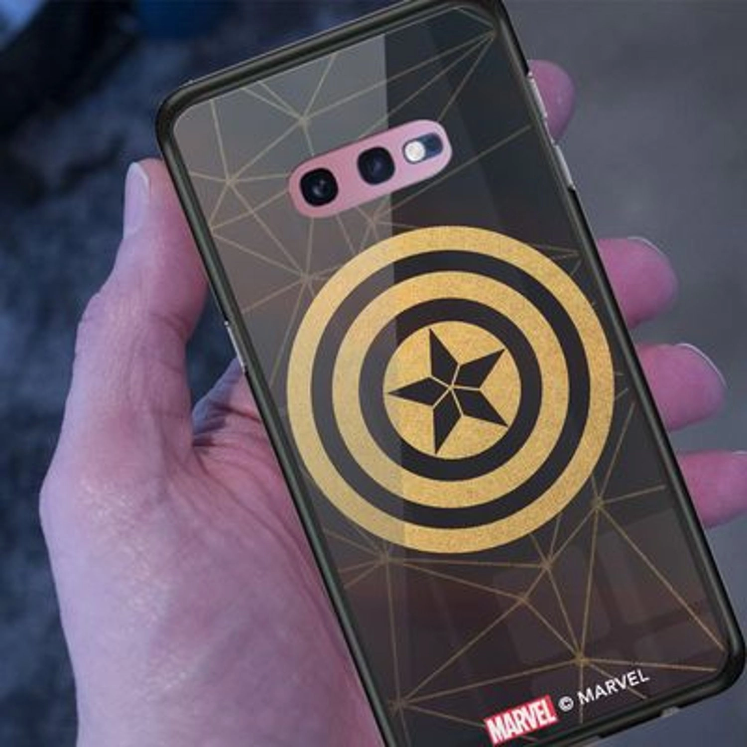 Captain'S Shield Cover Back Case for Galaxy S10e