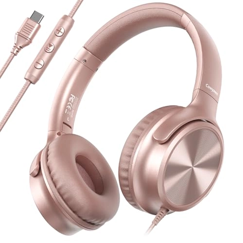 USB Type C Kids Headphones Wired Headphone