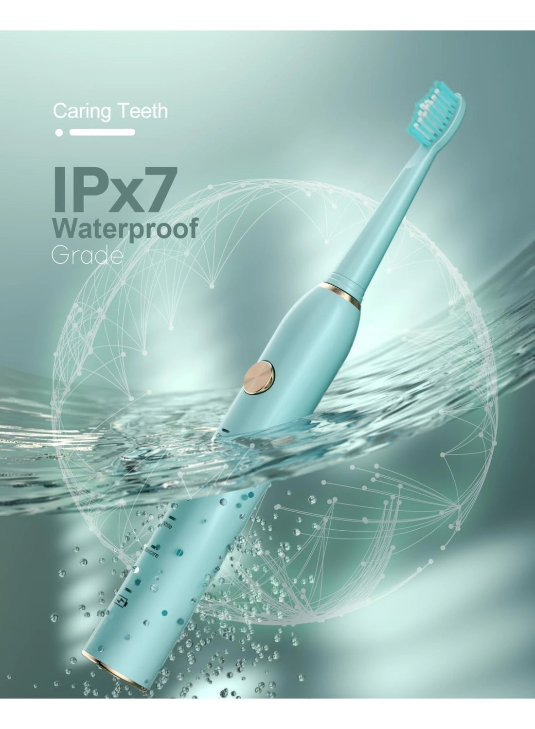 electric powerful toothbrush - 8 Brush Heads 31000 stroke/min