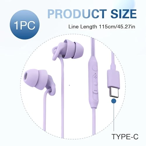 Sleeping Headphones Wired Earbud