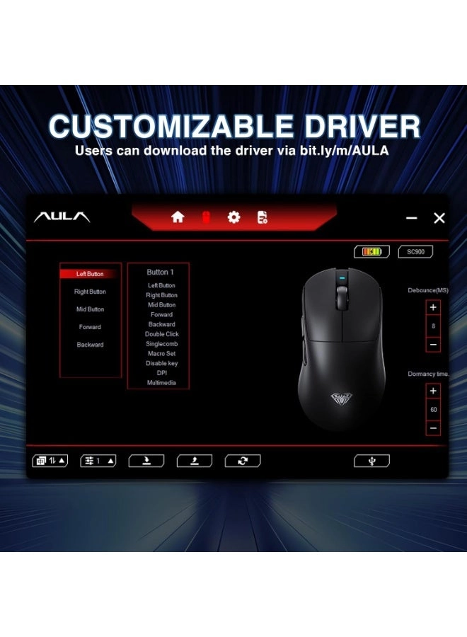 SC900 Pro - 2.4 GHz BT5.0 USB-C