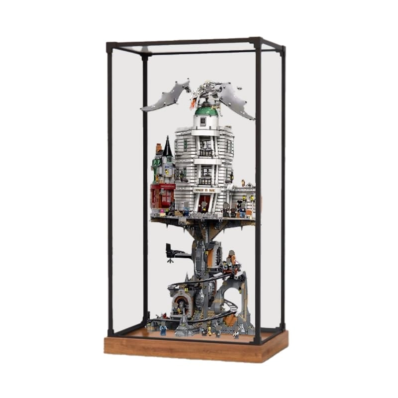 Clear Acrylic Display Case for Lego 76417 - Collectors' edition Gringotts Wizarding Bank
