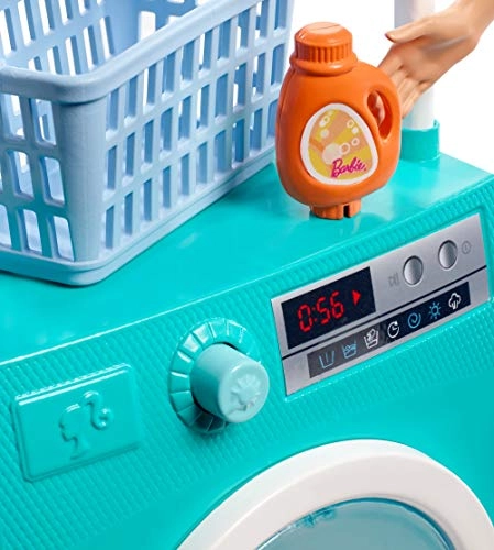 Ken Laundry-Themed Playset - Spinning Washer/Dryer Ages 3+