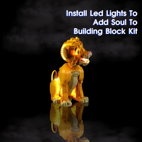 Led Light for LEGO Simba The Lion King 43247 - Plastic 1